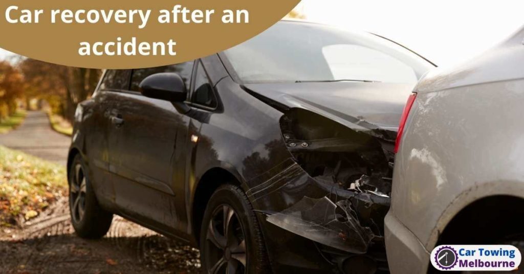 Car recovery after an accident